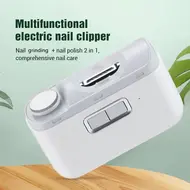 Electric Nail Clipper Fully Automatic Nail Clipper Mini USB Charging Multifunctional Adult and Baby Nail Trimming Polishing Tool 219