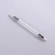 1pc Rhinestone Handle Embossed Nail Art Pen – Silicone Nail Carving Brush, Glitter Picker, and Powder Picking Tool 212