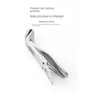 Professional Stainless Steel Nail Clippers – Toenail and Fingernail Trimmer for Thick Nails, Manicure and Pedicure Tool - Silver 230