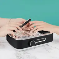 Rechargeable Nail Dust Collector with Filter – Low Noise Nail Vacuum Extractor for Acrylic and Gel Nail Polishing - White 232