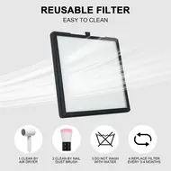 100W Nail Vacuum Cleaner Nail Vacuum Cleaner with Lightweight Nail Polish Dust Collector Nail Vacuum Cleaner 190