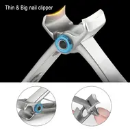 ​Nail Trimmer Shaper Nail Cutting Trimmer Toenail Fingernail Shaper Hardened Steel Toenail Trimmers for Thick Nails 181