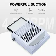 100W Nail Vacuum Cleaner Nail Vacuum Cleaner with Lightweight Nail Polish Dust Collector Nail Vacuum Cleaner 190