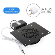 High-Speed Desk Nail Dust Vacuum Cleaner – Powerful, Low-Noise Nail Dust Collector Fan for Manicure Salons and Nail Art Tools - Silver 223