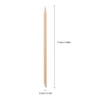 100pcs Nail Art Wooden Sticks – Cuticle Remover Pusher, Manicure & Pedicure Tool, Disposable 214