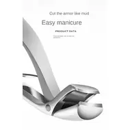 Professional Stainless Steel Nail Clippers – Toenail and Fingernail Trimmer for Thick Nails, Manicure and Pedicure Tool - Silver 230