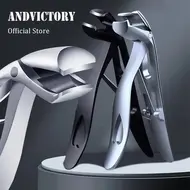 Professional Stainless Steel Nail Clippers – Toenail and Fingernail Trimmer for Thick Nails, Manicure and Pedicure Tool - Silver 230