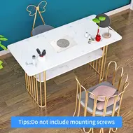 High-Speed Desk Nail Dust Vacuum Cleaner – Powerful, Low-Noise Nail Dust Collector Fan for Manicure Salons and Nail Art Tools - Silver 223