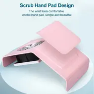 Nail Dust Collector Machine for Manicure & Pedicure – 40W Strong Suction Nail Art Tool, Vacuum Cleaner Fan for Manicure - Sliver 222