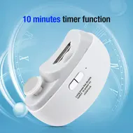 2 In 1 Electric Nail Clippers Manicure Anti-Splash Nail Trimmer For Baby Finger Toe Scissors Pedicure Thick Nails Cutter Tools - Pink 227