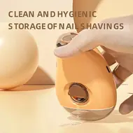 Electric Automatic Nail Clipper With UV Light Manicure Nail Trimmer for Adult Baby Finger Toe Scissors Thick Nails Cutter - Silver 224