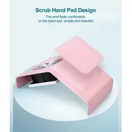 Nail Dust Collector Machine for Manicure & Pedicure – 40W Strong Suction Nail Art Tool, Vacuum Cleaner Fan for Manicure - Sliver 222