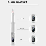 USB Portable Nail Grinder Electric Nail Polisher Manicure Nail Filing Tool - Silver 193