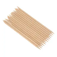 100pcs Nail Art Wooden Sticks – Cuticle Remover Pusher, Manicure & Pedicure Tool, Disposable 214