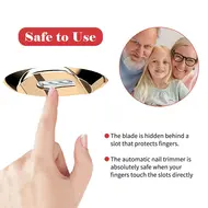 Electric Nail Trimmer USB Battery-powered Nail Trimmer-White 196