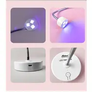 UV LED Nail Lamp Gel Polish Nail Dryer Nail Glue Curing Lamp 360° Adjustable Angle Nail UV Light LED Therapy Light Nail Art Tool 175