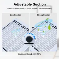 100W Nail Vacuum Cleaner Nail Vacuum Cleaner with Lightweight Nail Polish Dust Collector Nail Vacuum Cleaner 190