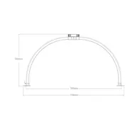 Desktop Nail and Beauty Lamp – Adjustable Brightness and Color Temperature Refill Lamp 215