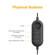 Desktop Nail and Beauty Lamp – Adjustable Brightness and Color Temperature Refill Lamp 215