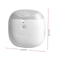 Electric Nail Clippers – Automatic Fingernail Trimmer with LED Light 2-in-1 Fingernail Cutter and File USB Rechargeable 201