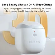 Electric Nail Clippers – Automatic Fingernail Trimmer with LED Light 2-in-1 Fingernail Cutter and File USB Rechargeable 201