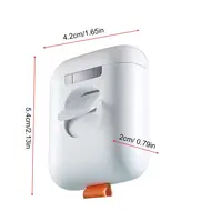 Electric Nail Trimmer & Automatic Fingernail Clippers with Light Nail Clip Storage and USB Rechargeable 2-in-1 Fingernail Cutter and File 200