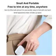 Electric Nail Trimmer & Automatic Fingernail Clippers with Light Nail Clip Storage and USB Rechargeable 2-in-1 Fingernail Cutter and File 200