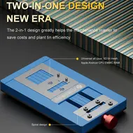 JTX T4 Pro Universal Chips Glue Removal & Tin Planting Platform Set for iPhone / Samsung / Hisilicon / Android RAM 205