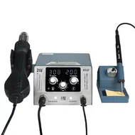 Kaisi 8512P 2-in-1 Digital Display Constant Temperature Hot Air Gun Soldering Iron Station 155