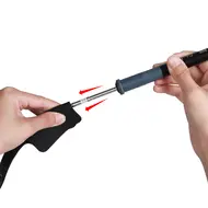 Kaisi 8512P 2-in-1 Digital Display Constant Temperature Hot Air Gun Soldering Iron Station 155