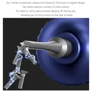 Mechanic Blue Armor 4-in-1 High Hardness Precision Magnetic Screwdriver Set 156