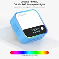 Relife Q2 120W 8-Ports RGB Atmosphere Lighting Desktop Charger with PD100W Charging 174