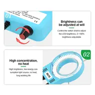 Relife RL-033M 144 Lamp Beads High Brightness Adjustable Microscope Light 166