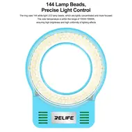 Relife RL-033M 144 Lamp Beads High Brightness Adjustable Microscope Light 166