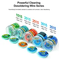 Relife RL-20B 1.5M Low Residue Fast Cleaning Strong Desoldering Wire - 5Pcs 176