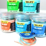 Relife RL-20B 1.5M Low Residue Fast Cleaning Strong Desoldering Wire - 5Pcs 176