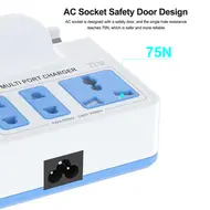 Relife RL-309H 72W QC&PD Integrated Fast Charger Smart Socket with 15W Wireless Charging 134