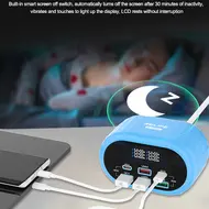 Relife RL-309U 72W Dual PD + Dual QC Smart Fast Charger Support Multiple Fast Charging Protocols - Silver 192