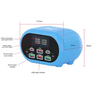 Relife RL-309U 72W Dual PD + Dual QC Smart Fast Charger Support Multiple Fast Charging Protocols - Silver 192