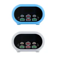 Relife RL-309U 72W Dual PD + Dual QC Smart Fast Charger Support Multiple Fast Charging Protocols - Silver 192