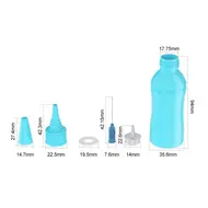 Relife TB1 50mL Antistatic Solvent Plastic Bottle with Needle 159