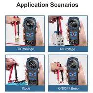 Sunshine DT-24R True RMS Smart Color Screen Rotary Dial Multimeter with NCV / Live & Temp Test 177