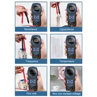 Sunshine DT-24R True RMS Smart Color Screen Rotary Dial Multimeter with NCV / Live & Temp Test 177