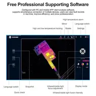 Sunshine TB-08 Pro Dual Light Direct Connection PCB Motherboard Rapid Diagnosis Thermal Imaging Camera 145