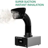 TBK-638 High Efficient Smoke Cleaner Fume Extractor with LED Light for BGA Soldering Repair 151