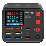 Wylie WL-205D 100W 9-Ports PD&QC3.0 Charger Station with Wireless Charging & EX Expansion Port 140