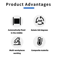 Wylie WL-K18 360° Rotation High Temperature Resistant Universal Motherboard PCB Fixture 161