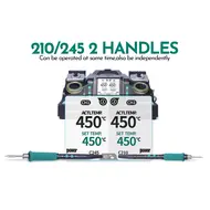 Yihua 982D-II C210 & C245 SMT SMD Precision Soldering Rework Station with Auto Calibration 146