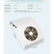 Nail Dust Collector Machine for Manicure & Pedicure – 40W Strong Suction Nail Art Tool, Vacuum Cleaner Fan for Manicure - Sliver 222