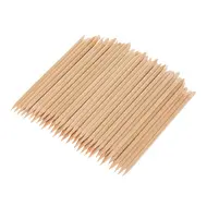 100pcs Nail Art Wooden Sticks – Cuticle Remover Pusher, Manicure & Pedicure Tool, Disposable 214